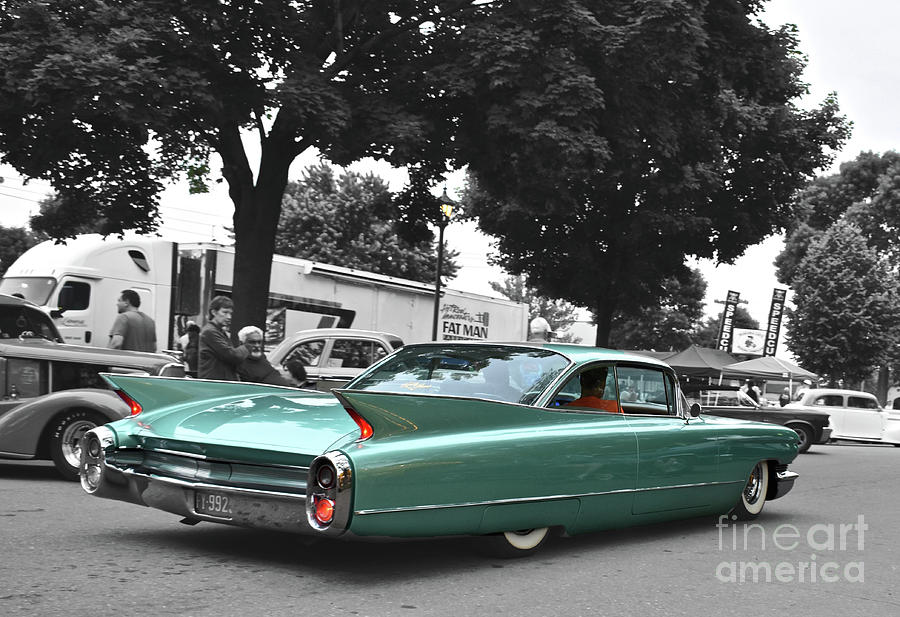 1960 Caddy, Low and Slow Photograph by Ron Long
