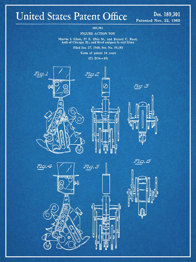 1960 Etch A Sketch Drawing Toy Patent Print Gray Jigsaw Puzzle by Greg  Edwards - Pixels