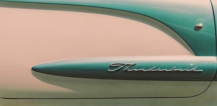 1960 Thunderbird Digital Art by Timothy Rohman - Fine Art America