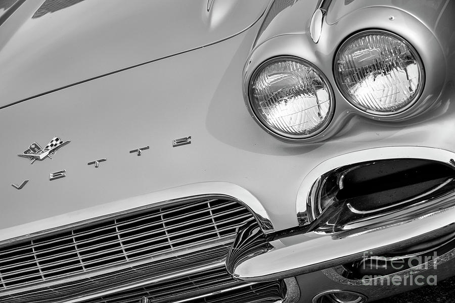 1961 Corvette Grill Photograph by Dennis Hedberg