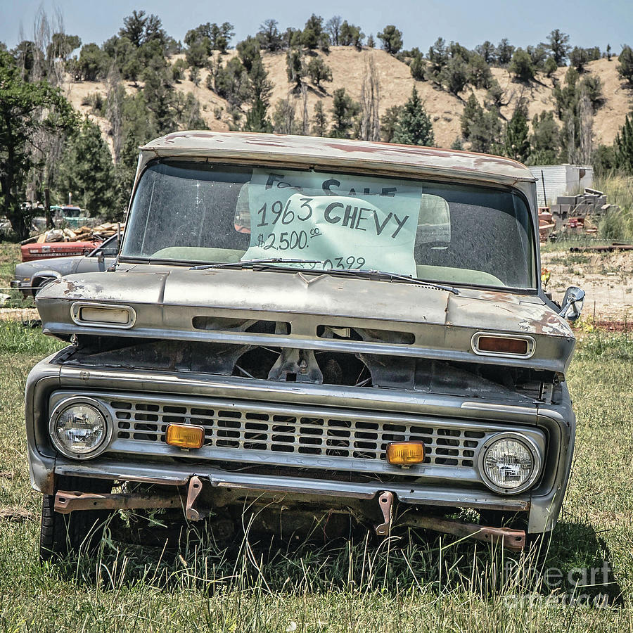 1963 Chevy Pickup Truck for Sale Utah Photograph by Edward Fielding
