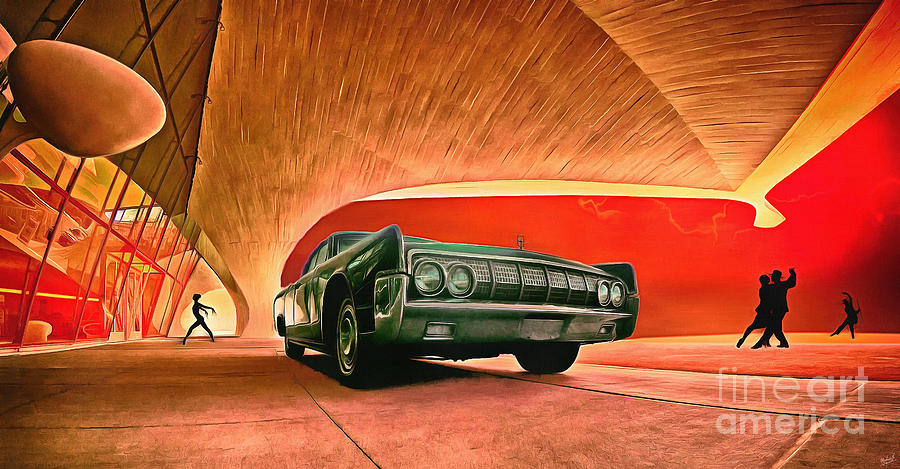 1963 Lincoln Continental Car Pop Art 1 by Nishanth Gopinathan 1963 Lincoln Continental Car Pop Art 1 by Nishanth Gopinathan