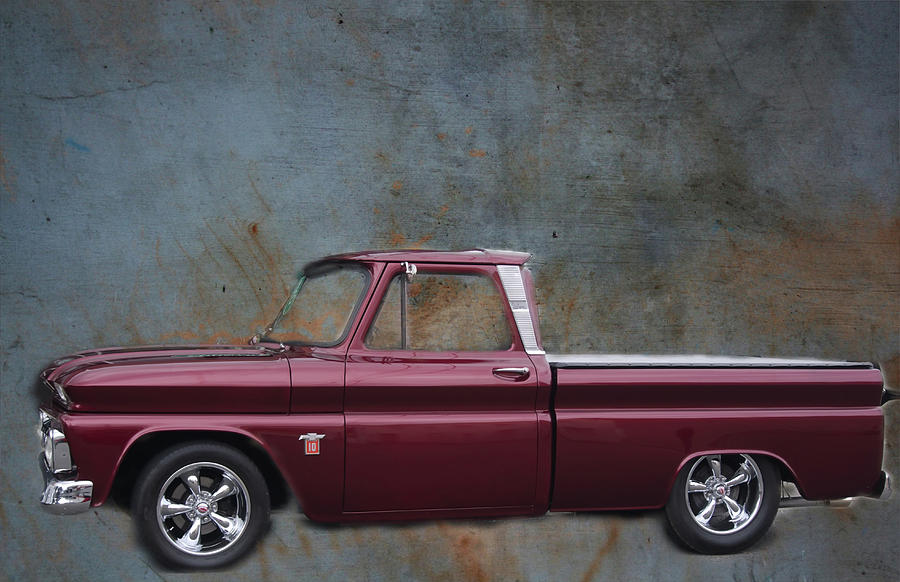 1964 Chevy C 10 classic truck Photograph by Cathy Anderson