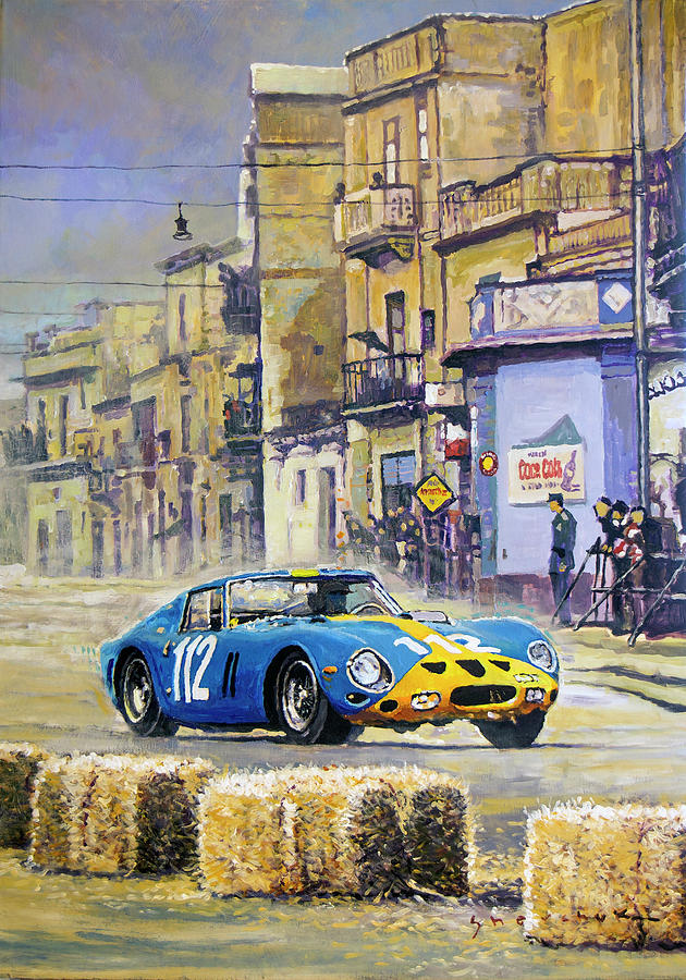 Automotive Painting - 1964 Targa Florio Ferrari 250 GTO by Yuriy Shevchuk