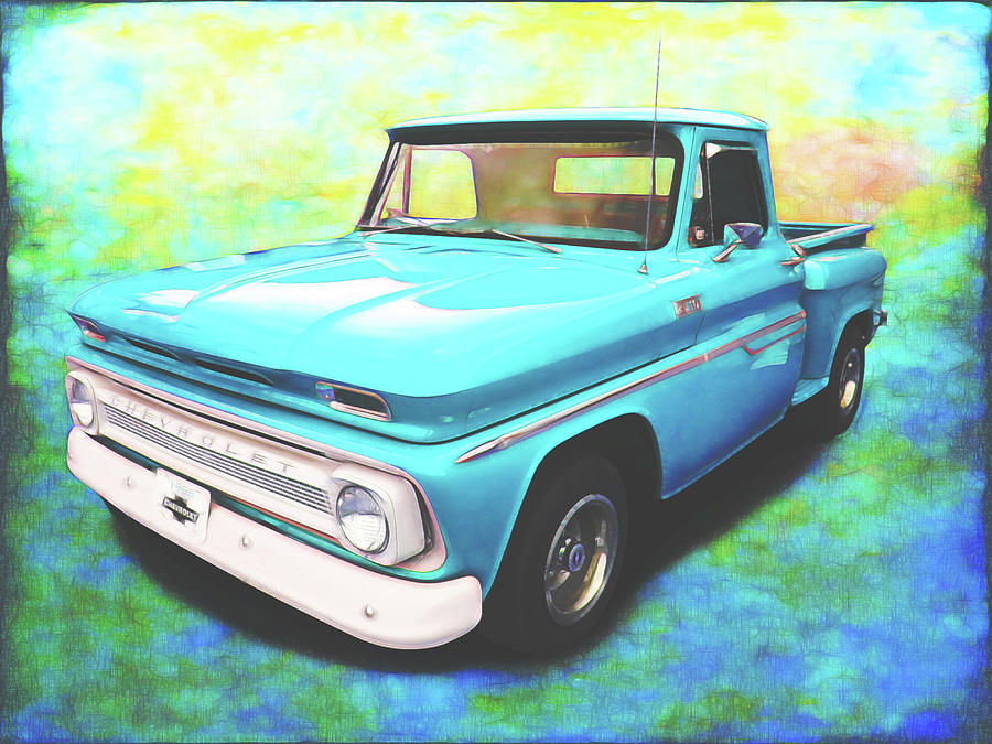 1965 Chevy Truck Digital Art by Rick Wicker