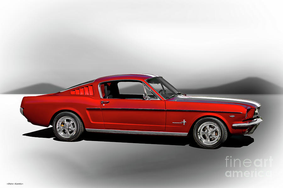 1965 Ford Mustang 289 Fastback Photograph by Dave Koontz