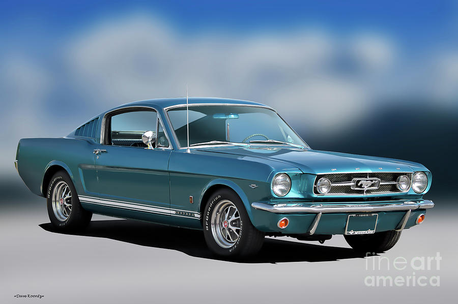 1965 Ford Mustang GT Fastback Photograph by Dave Koontz