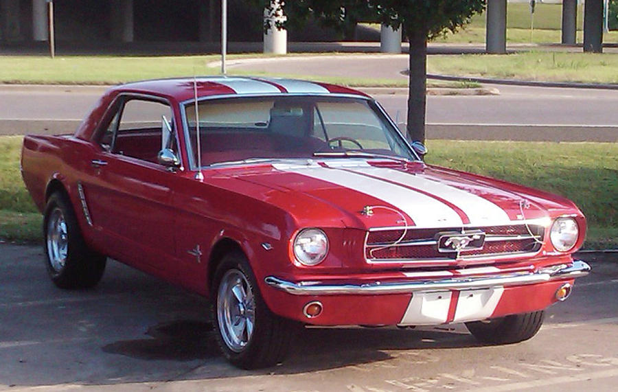 1965 Mustang Photograph by Warren Gale - Fine Art America