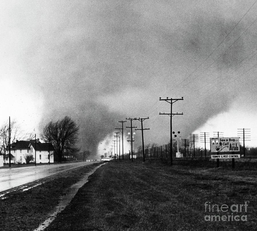 1965 Palm Sunday Tornado Outbreak by Noaa/science Photo Library