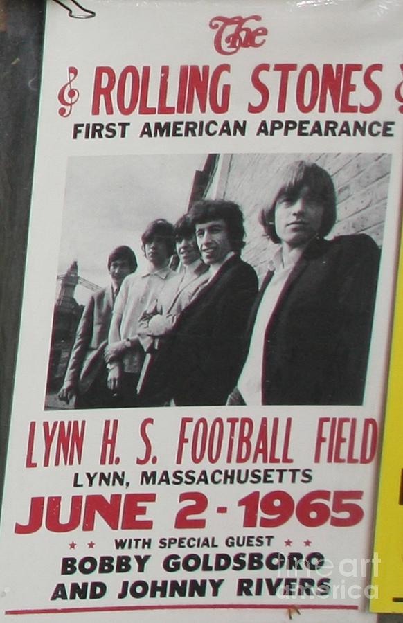 1965 Rolling Stones Poster First American Tour  Photograph by Chuck Kuhn