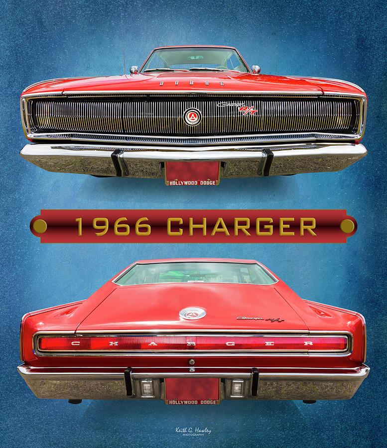 1966 Charger Photograph by Keith Hawley