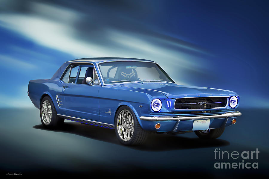 1966 Ford Mustang 302 Coupe Photograph by Dave Koontz