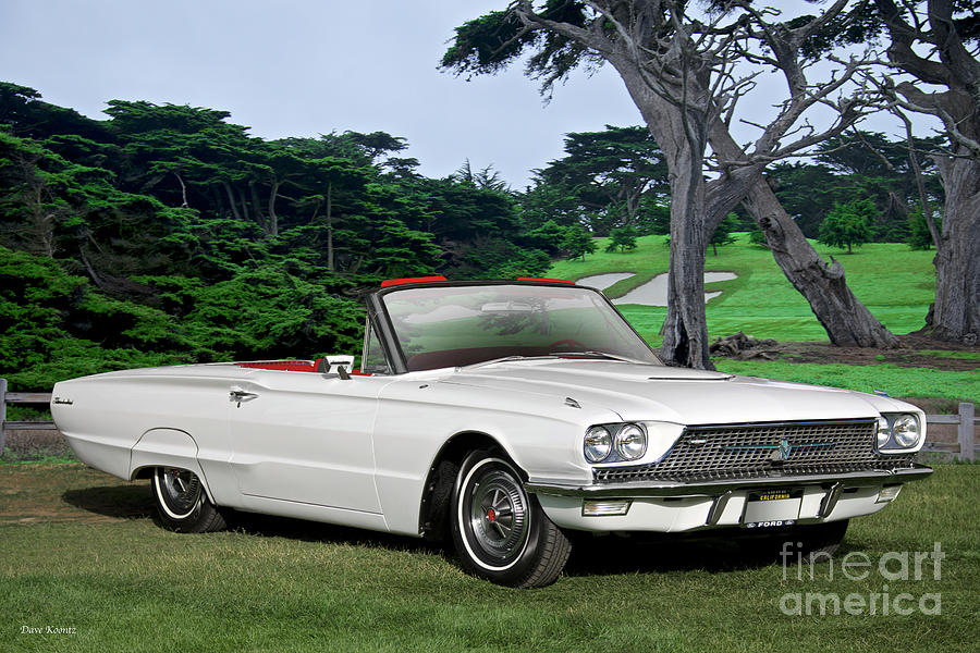 1966 Ford Thunderbird Convertible Photograph by Dave Koontz