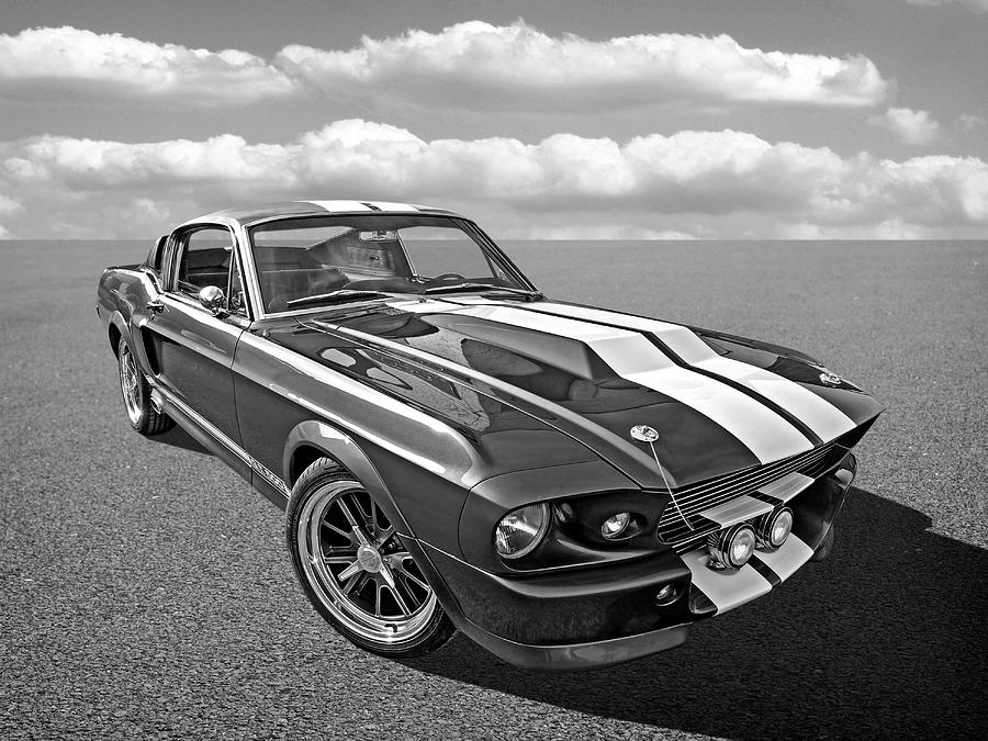 Mustang Photograph - 1967 Eleanor In The Clouds by Gill Billington