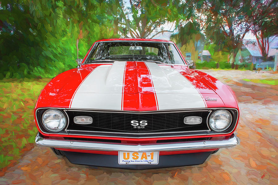 1968 Chevrolet Camaro 350 Ss 010 Photograph By Rich Franco