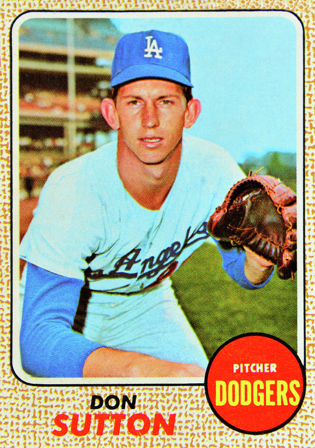 1968 Don Sutton Topps card Photograph by David Lee Thompson | Fine Art ...