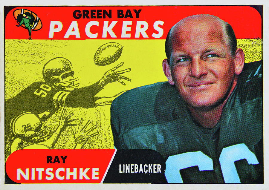 1970 Ray Nitschke Topps card Photograph by David Lee Thompson - Fine Art  America