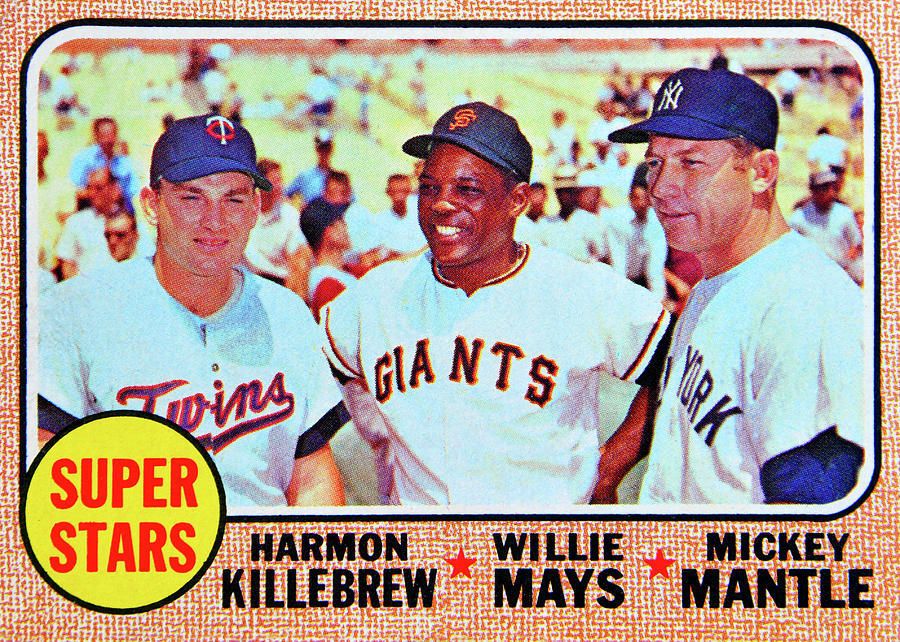 1968 Topps Super Stars card Photograph by David Lee Thompson