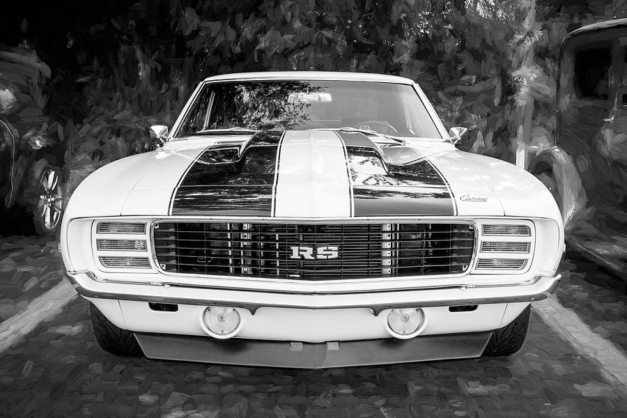 1969 Chevy Camaro RS SS 454 006 Photograph by Rich Franco