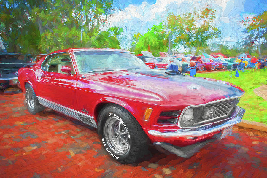 1970 Ford Mustang Mach 1 201   Photograph by Rich Franco