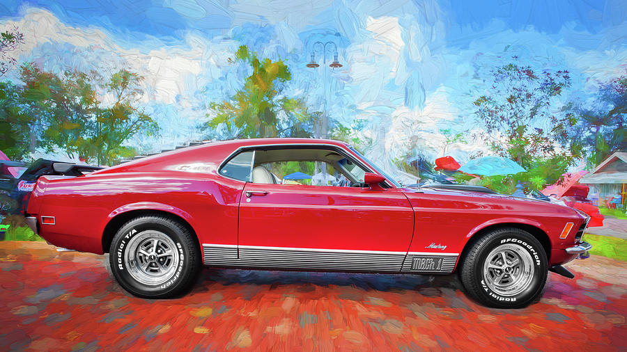 1970 Ford Mustang Mach 1 206 Photograph by Rich Franco