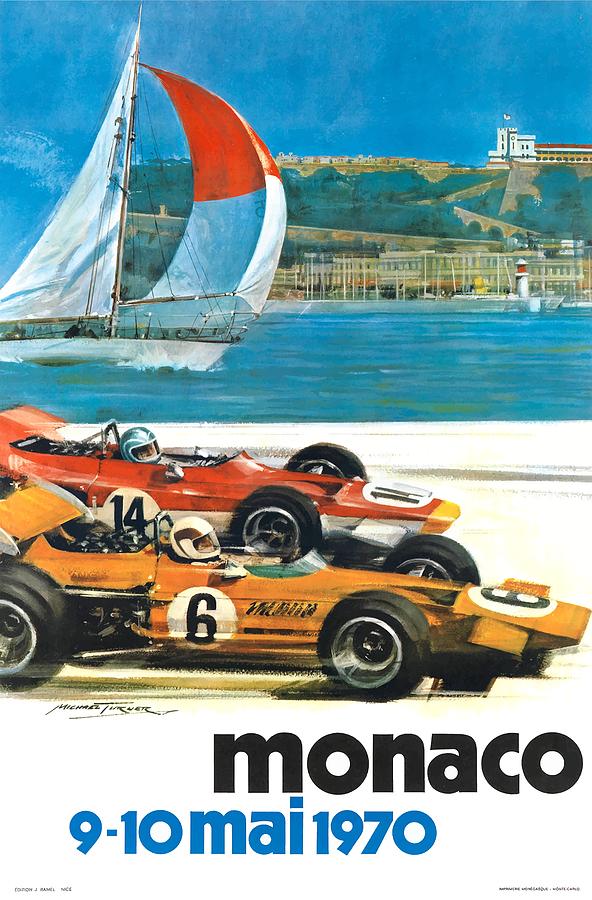 1970 Formula 2 Grand Prix Barcelona Motor Racing Poster A3 Reprint