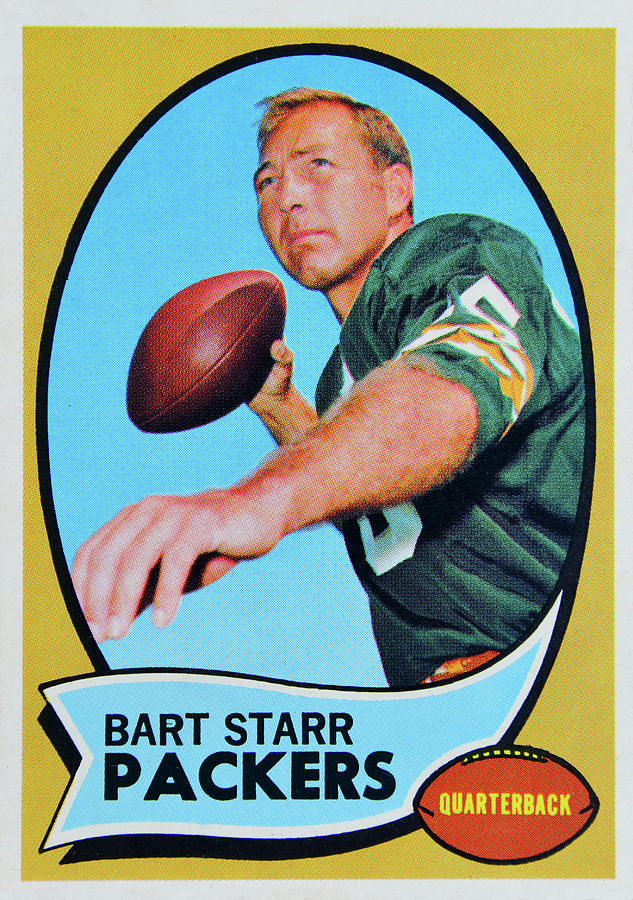 1970 Topps Bart Star card Photograph by David Lee Thompson