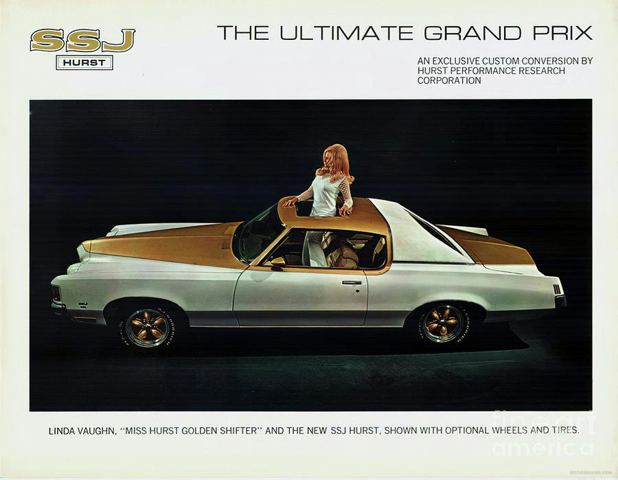 1970s Advertisement For Pontiac Grand Prix Mixed Media by Retrographs