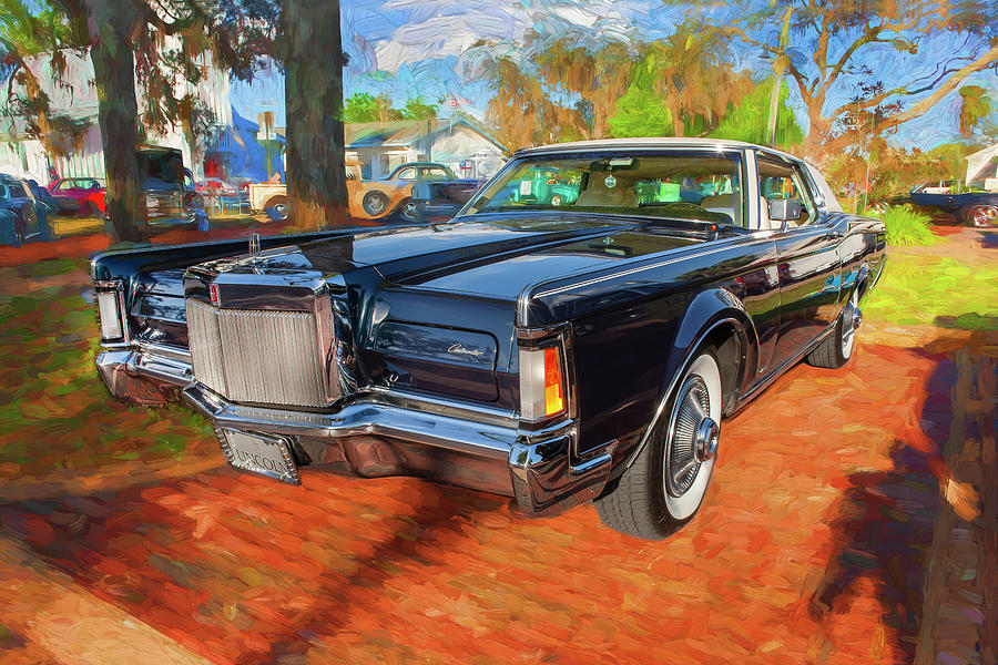 1971 Lincoln Continental Mark III 100 Photograph by Rich Franco