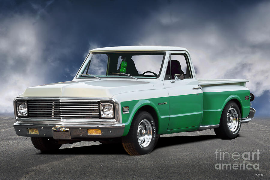 1972 Chevrolet Custom 10 Stepside Pickup Photograph by Dave Koontz - Pixels