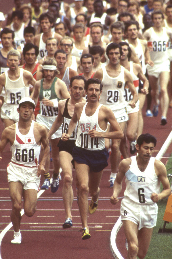 Munich Movie Photograph - 1972 Summer Olympics Marathon by John Dominis