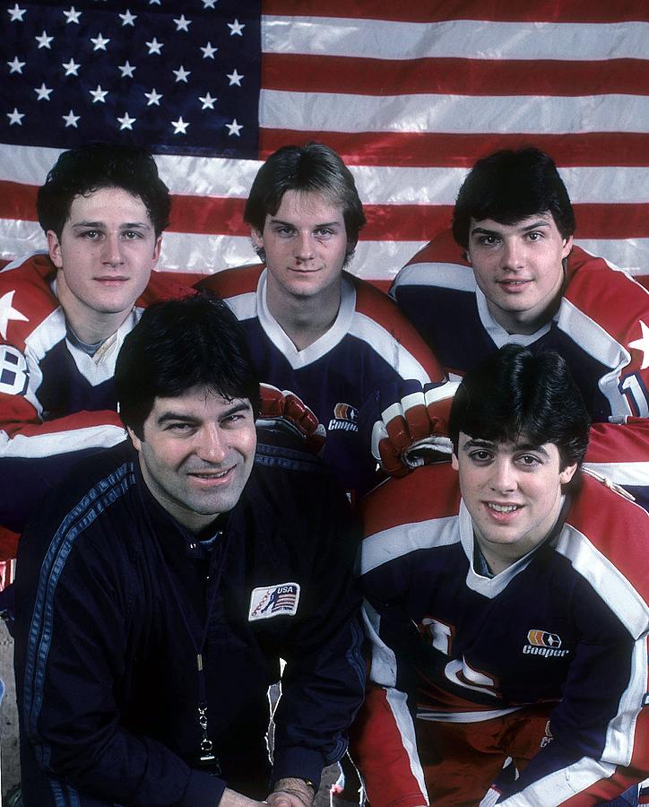Pat Lafontaine Photograph - 1984 Usa Olympians by B Bennett