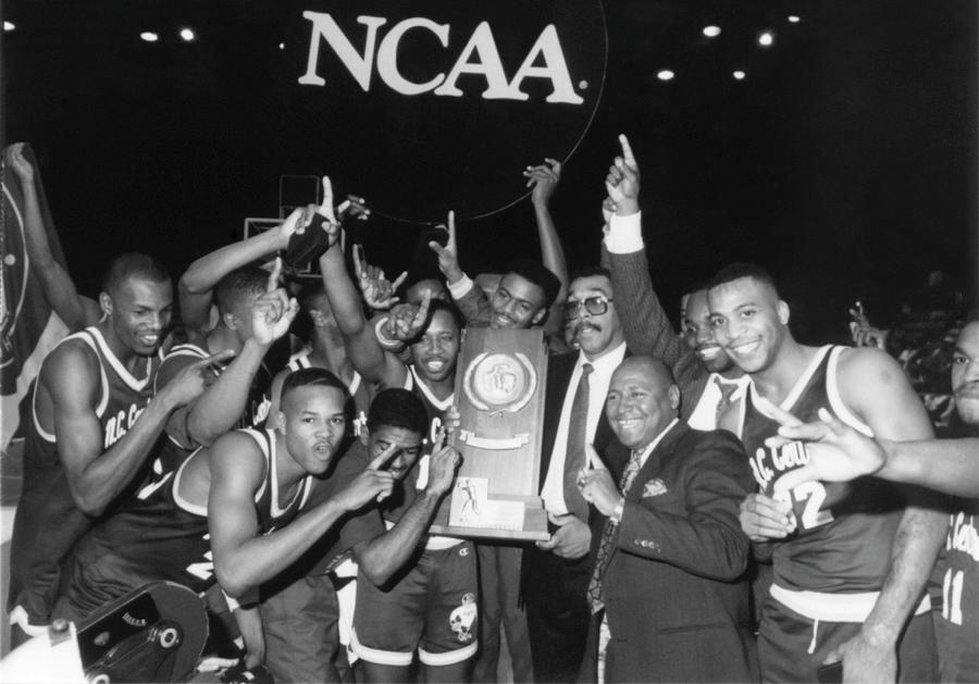 1989 Ncca Champioship Team Photograph by North Carolina Central University