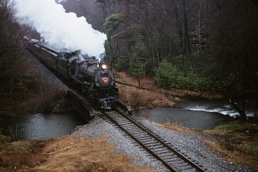 Train Photograph - 1990s Steam Locomotive 1361 K-4 Model by Vintage Images
