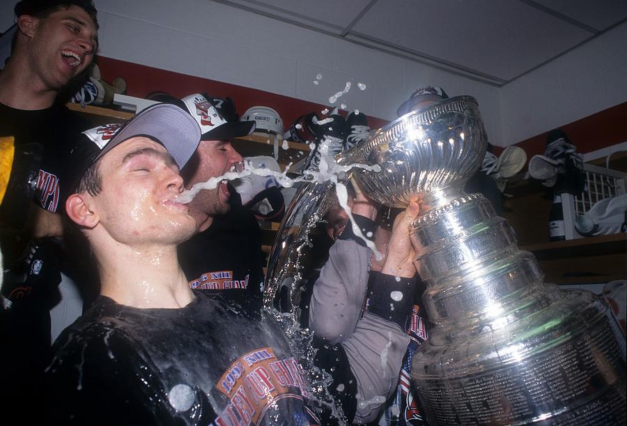 1995 Stanley Cup Finals - Game 4 Photograph by B Bennett
