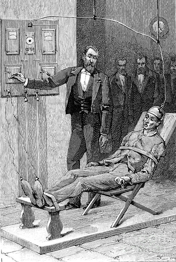 19th Century Execution By Electrocution Photograph by Collection Abecasis/science Photo Library