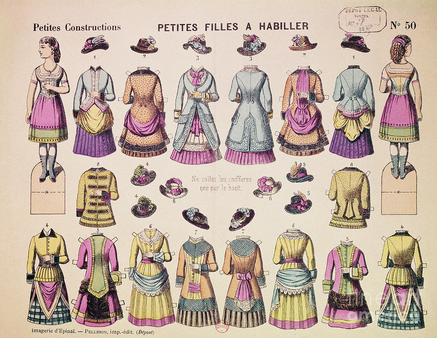 19th-century French Paper Dolls Photograph by Bettmann