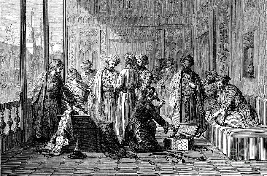 19th Century Iraqi Merchants Photograph by Collection Abecasis/science Photo Library
