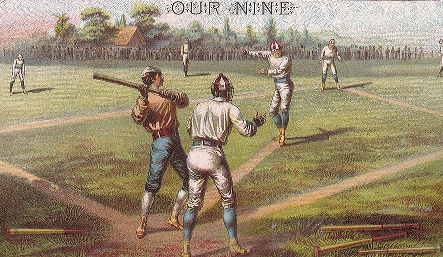 19th Century Our Nine Baseball Art Photograph by Redemption Road - Fine ...