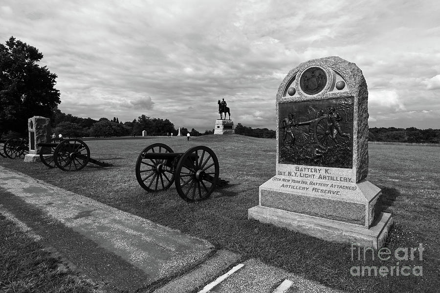 1st New York Battery K Monument Hancock Avenue Gettysburg Photograph by James Brunker