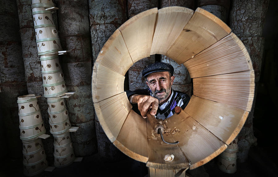 Wood Carver Photograph -  by Mustafa Zengin