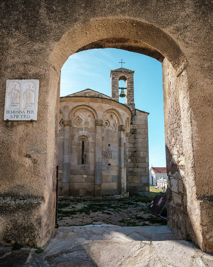 11th Century Roman Chapel At Lumio In Corsica Photograph