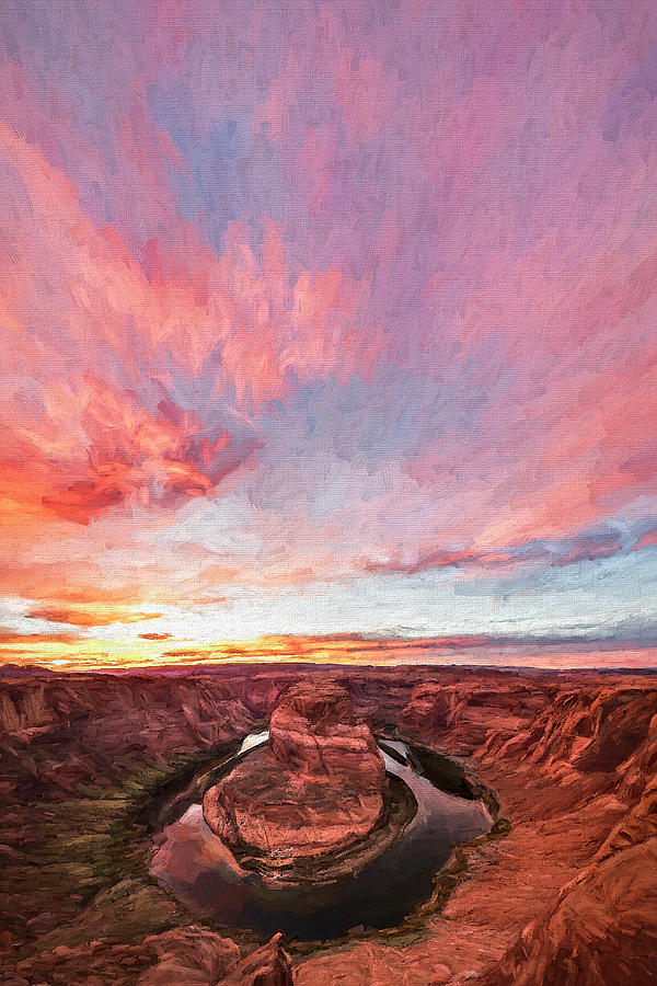 180 Degrees of Sunset #2 Digital Art by Jon Glaser