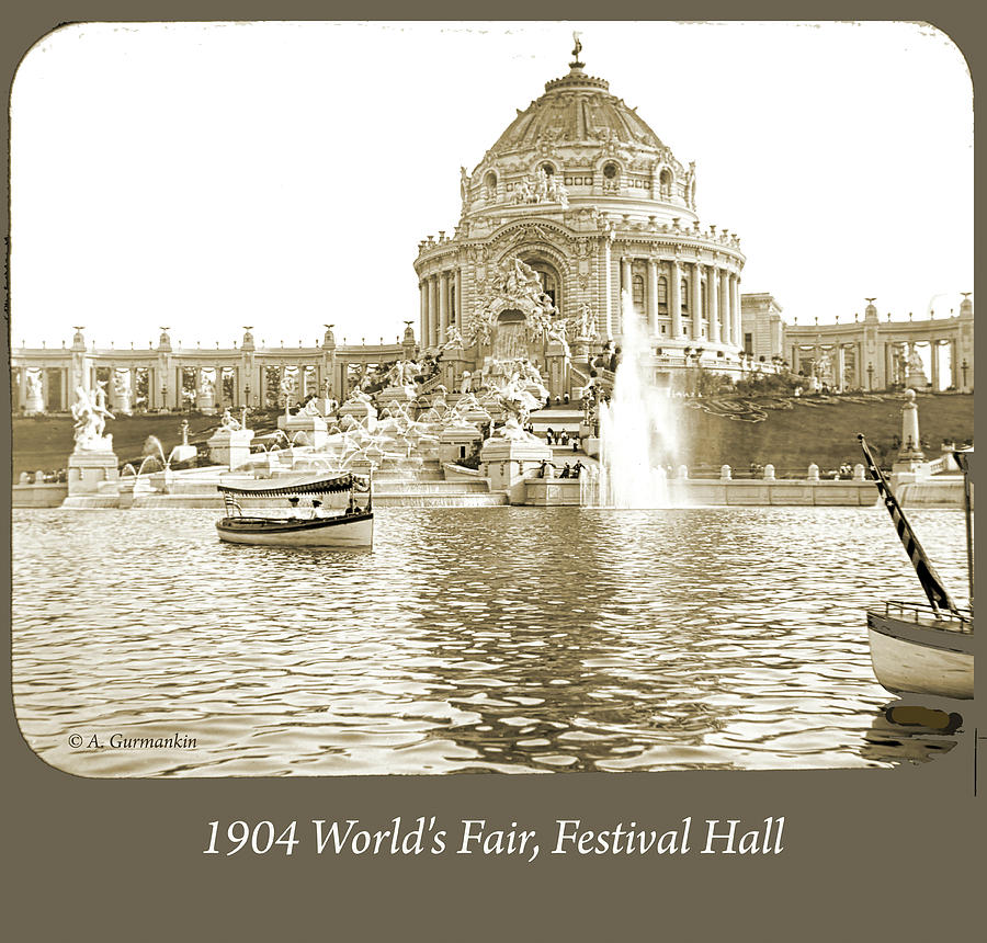 1904 Worlds Fair, Festival Hall #2 Photograph by A Macarthur Gurmankin