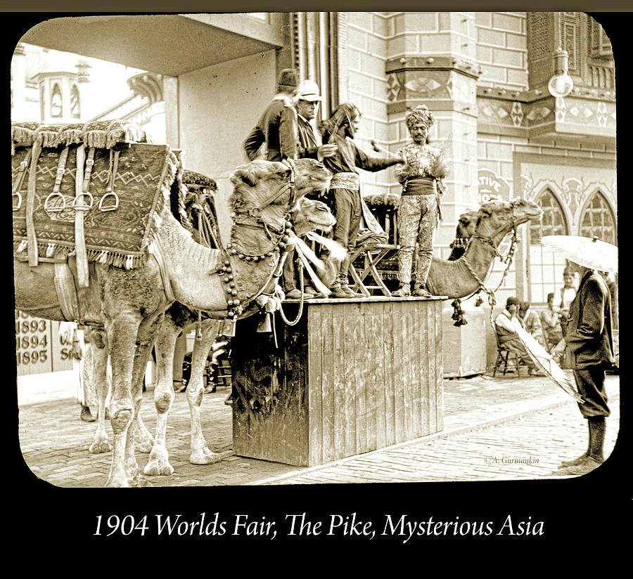 1904 Worlds Fair, The Pike, Mysterious Asia #2 Photograph by A Macarthur Gurmankin