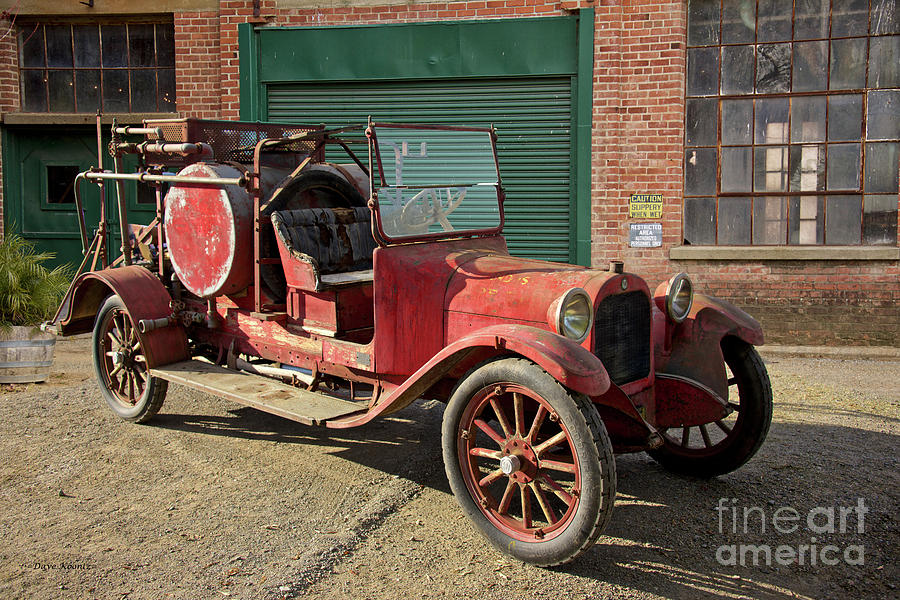 1910 Dodge Bros Pumper Truck Photograph By Dave Koontz - Fine Art America