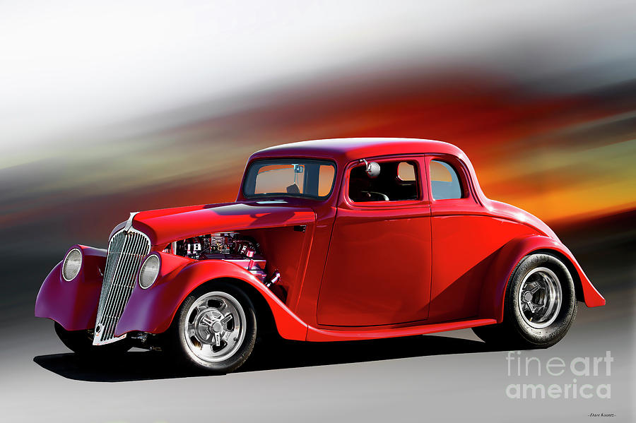 1933 Willys Model 77 Coupe Photograph By Dave Koontz - Pixels