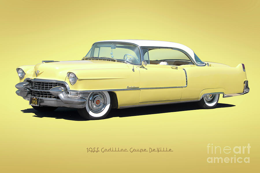 Transportation Photograph - 1955 Cadillac Coupe DeVille #2 by Dave Koontz