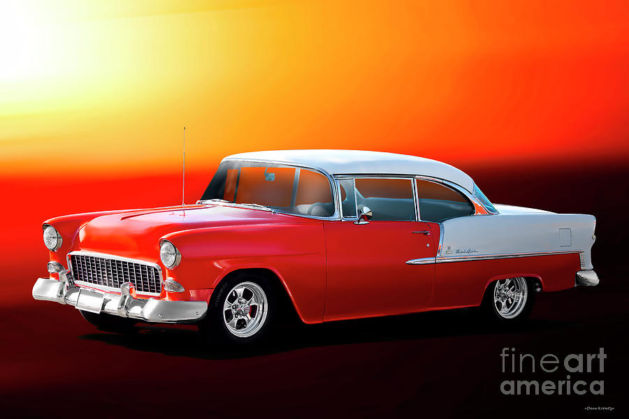 1955 Chevrolet Bel Air 2-Door Hardtop Photograph by Dave Koontz - Fine ...