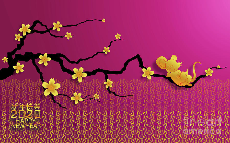 2020 Chinese new year and happy rat by ATIKETTA SANGASAENG 2020 Chinese new year and happy rat by ATIKETTA SANGASAENG